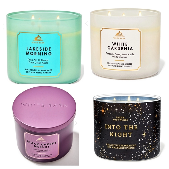 NEW Bath & Body Works, White Barn, 3-Wick, 14.5 oz Candle ~YOU CHOOSE THE SCENT! - Picture 5 of 5